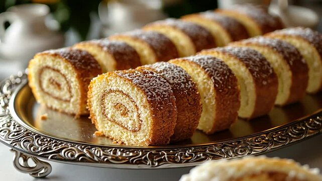 bolo de rolo brazilian sweets video 