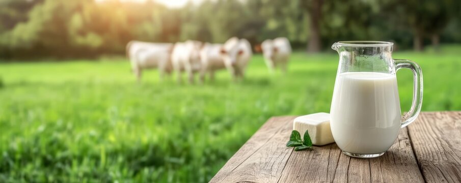 Wooden pier at sunset with birds flying over calm lake - Powered by Adobe