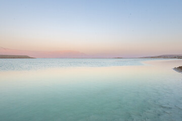 Sunset over the Dead Sea