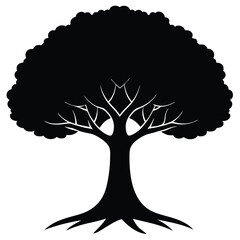 Tree of live icon on white background Adobe Illustrator Artwork