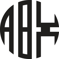 Obraz premium Round Vector Logo Design Stock Vector (Royalty Free), 3D illustration of a wooden cross on a wall with a cross section design, framed as a modern symbol for advertising and web banners.