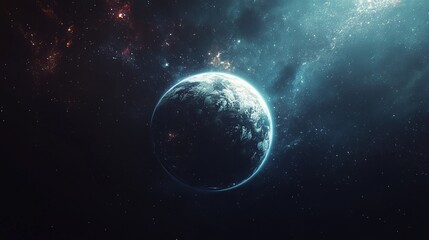 Fototapeta premium Celestial body in deep space