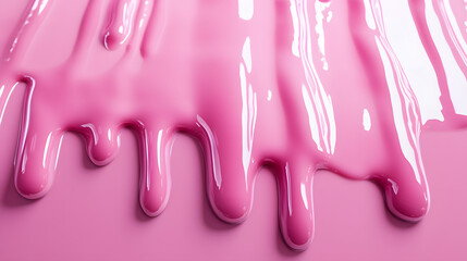 Naklejka premium red paint dripping on white