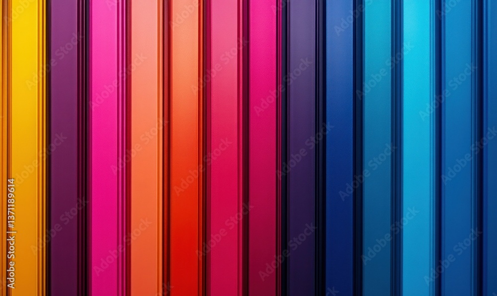 Aufkleber a spectrum of colorful vertical stripes creates a vibrant and visually dynamic background.