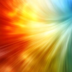 Obraz premium Vibrant Rainbow Burst Abstract Background: Colorful Rays of Light
