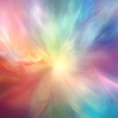 Fototapeta premium Vibrant Rainbow Swirl Abstract Background Texture