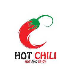 chili hot spicy icon vector illustration template design logo