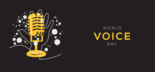 World voice day, held on 16 April.