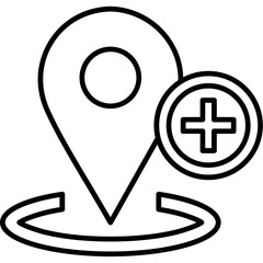 Obraz premium Location Icon