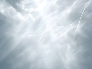 Obraz premium Abstract Cloudscape: Serene White and Gray Cloud Formation
