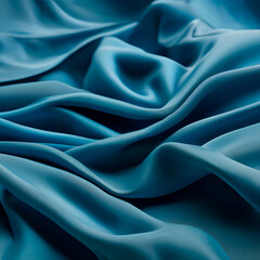 blue fabric texture created by Generative AI