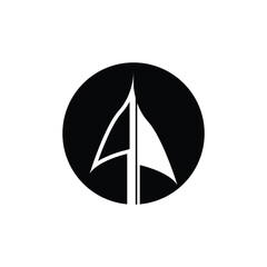 Vintage Retro Rustic Native Arrowhead Spear for Arrow Hunting Hipster Logo Design