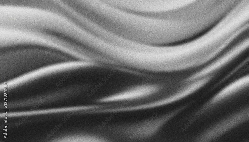 Poster glossy gray waves creating an abstract and elegant background