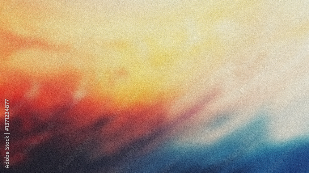Poster colorful gradient background creating a dreamy and textured atmosphere