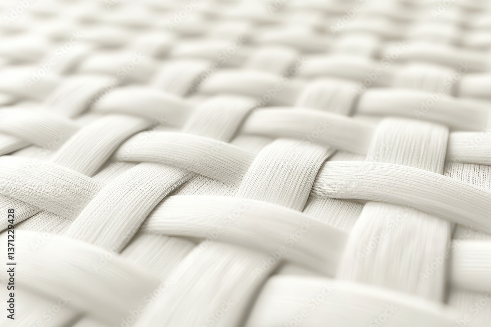 Poster white woven cloth with a shallow depth of field and subtle texture. ideal for background or design e