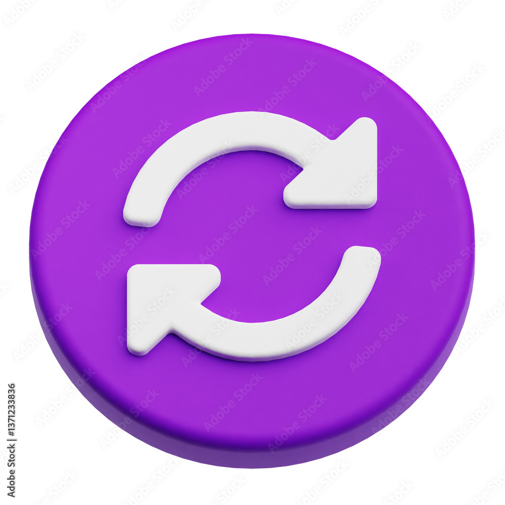 Poster app user interface 3d icon isolated on the transparent background