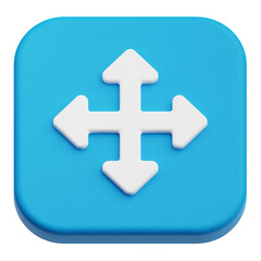 app user interface 3d icon isolated on the transparent background