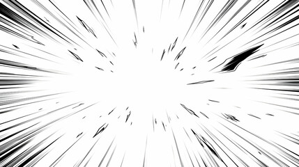 Obraz premium Abstract Radial Burst Design