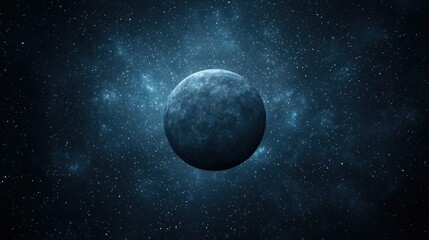 Obraz premium Cosmic celestial event stunning planetary chaos in space digital art dark universe high-quality gigapixel