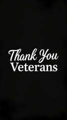 Thank you veterans for your service and sacrifice in protecting our freedom and way of life during challenging times