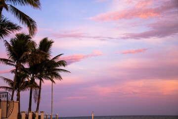 Beautiful afterglow in Key West, Florida