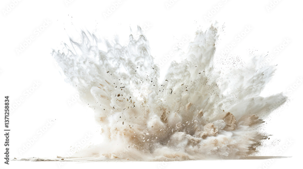Poster explosive energy: witness the awe-inspiring power of a substance erupting in a dynamic display of fo