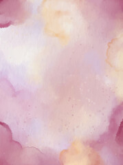 Obraz premium Pink Soft Watercolor Abstract Background