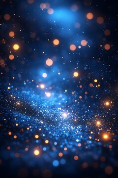 Fototapeta Abstract Bokeh Lights Night Sky