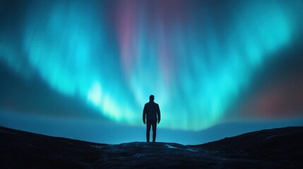 Breathtaking aurora borealis display arctic landscape gigapixel photography night sky ethereal wonder