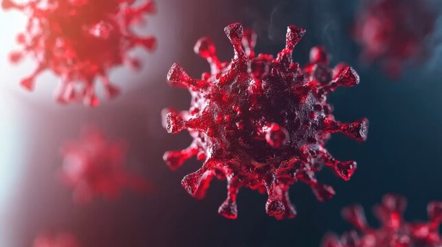 Digital immune system combatting virus mutations advanced firewall technology virtual space gigapixel visualization