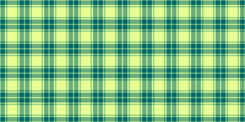 Stripe check pattern plaid, store textile seamless fabric. Art vector background tartan texture in lime and cyan colors.