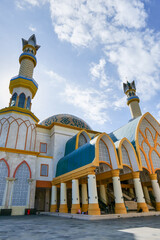 Islamic Center Mataram Lombok Indonesia. Magnificent landmark mosque opened in 2016.