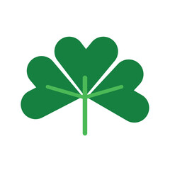 Vector image of a green tree leaves icon on a white background