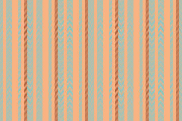 Obraz premium Tailor background vector texture, romance seamless vertical textile. Sndia pattern stripe lines fabric in orange and cyan colors.