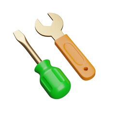 tools Icon 3D Render