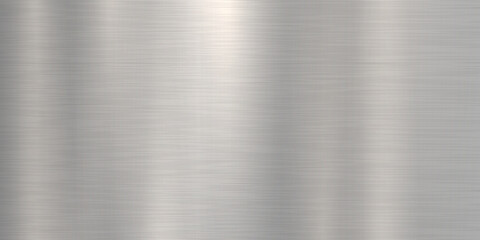 Silver metallic gradient with scratches. Titan, steel, chrome, nickel foil surface texture effect. Vector illustration