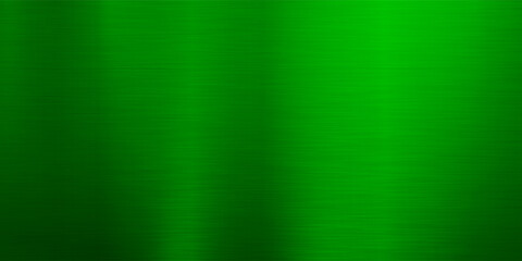 Green metallic gradient with scratches. Foil surface texture effect. Vector illustration