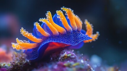 Obraz premium marine animal called the Nudibranch Shawl