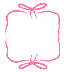 Obraz premium Gift Frame With Ribbon