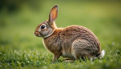 Fototapeta premium Bunny rabbit on the grass