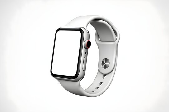 Minimalist Smartwatch Mockup Showcasing Modern Wearable Technology