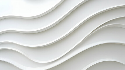 Abstract White Wave Design
