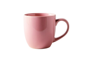 Pink ceramic coffee mug perfect for relaxing evenings