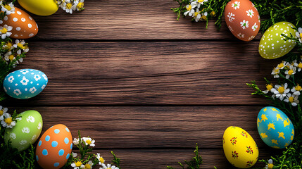 easter copy space wallpaper
