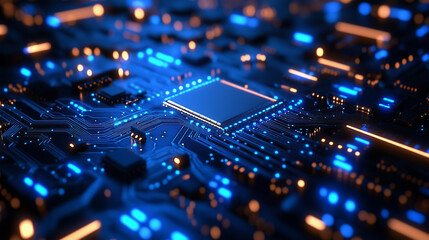 Obraz premium electronic circuit board
