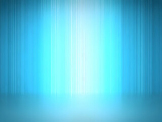 Abstract Blue Background With Vertical Lines and Light Effect Illustration
