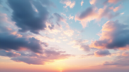 Fototapeta premium red sky with clouds