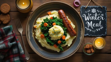 Cozy Dutch Stamppot Recipe – Hearty Winter Comfort Food in Rustic Style