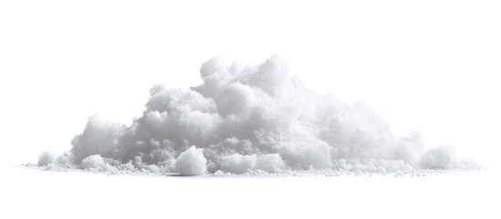a pile of white powder