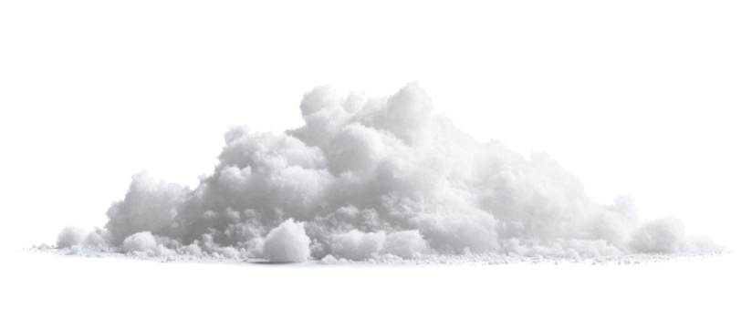 a pile of white powder